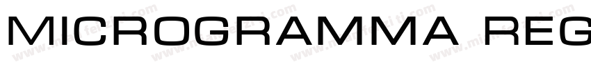 Microgramma Regular字体转换